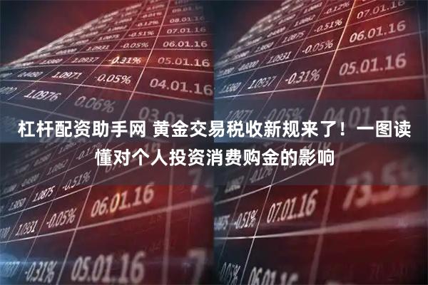 杠杆配资助手网 黄金交易税收新规来了！一图读懂对个人投资消费购金的影响